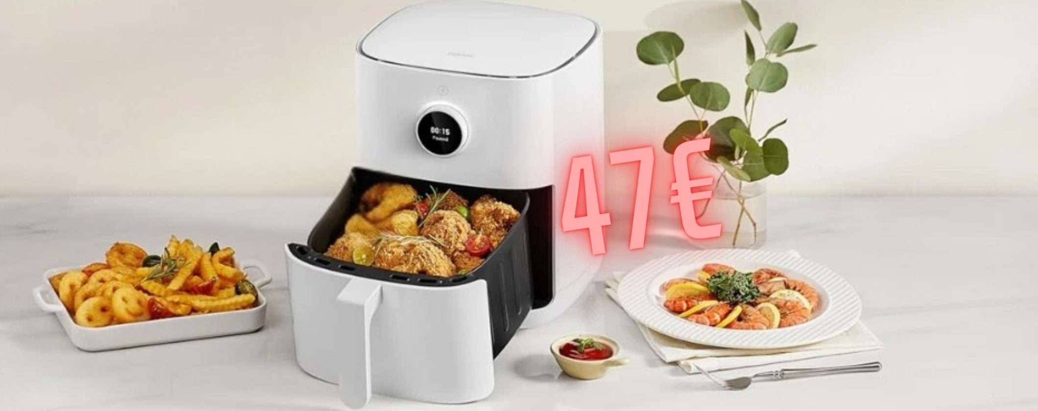 Solo 47€ su eBay per la mitica friggitrice ad aria Xiaomi Smart da 4,5L Solo 47€ su eBay per la mitica friggitrice ad aria Xiaomi Smart da 4,5L