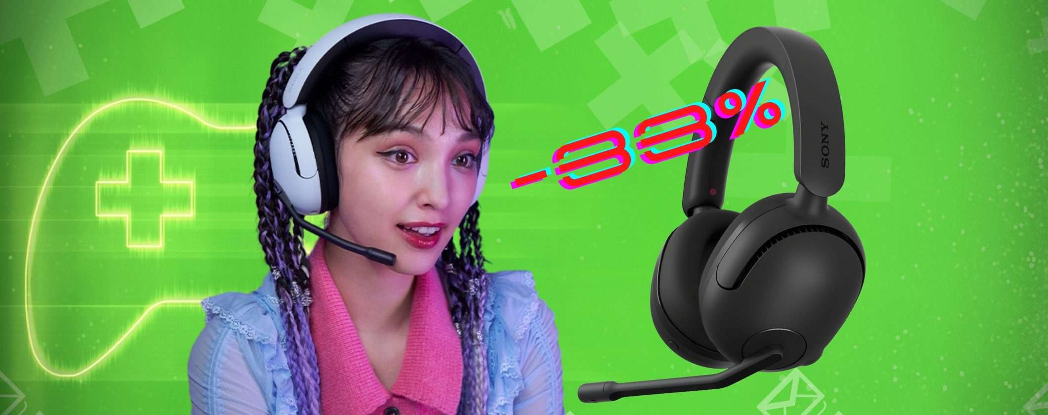 Sony INZONE H5: cuffie gaming wireless professionali al MINIMO STORICO Sony INZONE H5: cuffie gaming wireless professionali al MINIMO STORICO