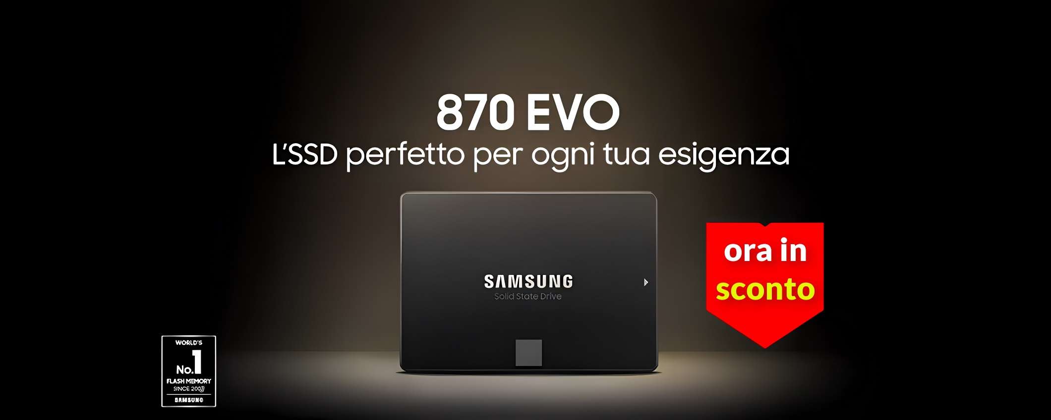 Sai che per questo velocissimo SSD Samsung bastano poco più di 50€? Sai che per questo velocissimo SSD Samsung bastano poco più di 50€?