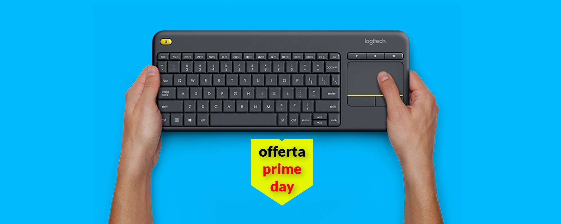 Tastiera wireless compatibile con PC e TV fino a 10 metri: solo 26€ Tastiera wireless compatibile con PC e TV fino a 10 metri: solo 26€