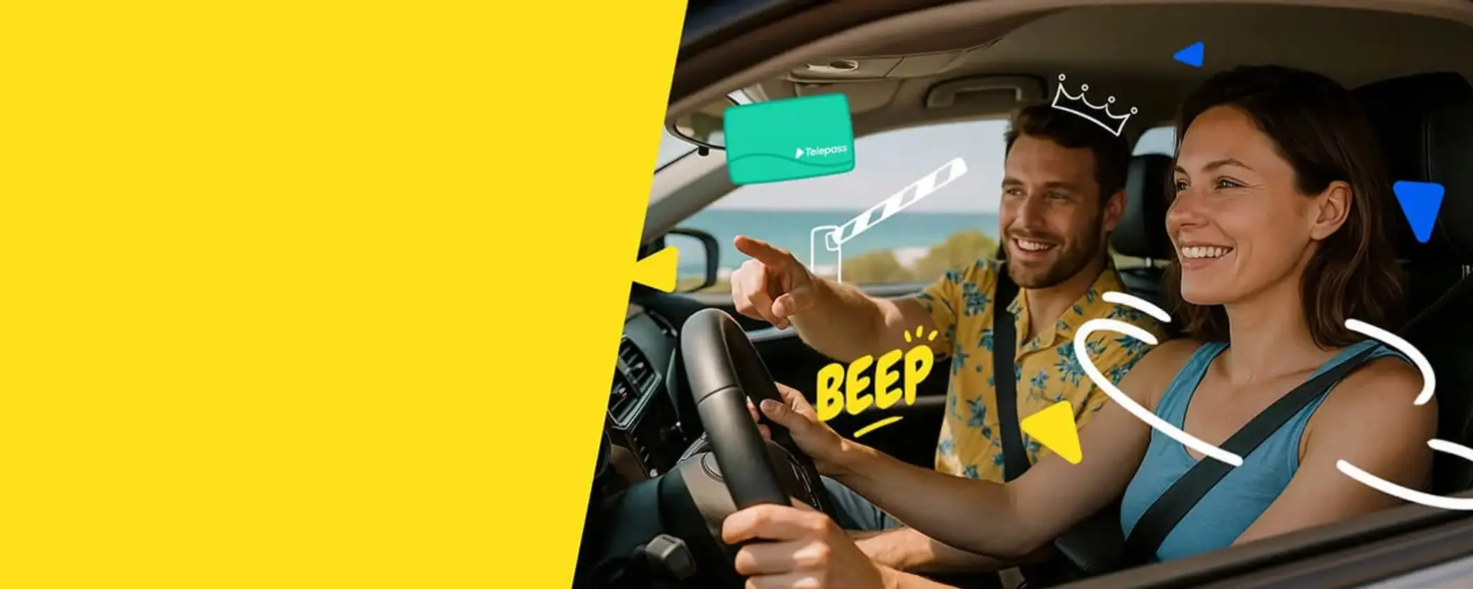 Super promo estiva Telepass: 3 mesi GRATIS e fino a 150€ di cashback Super promo estiva Telepass: 3 mesi GRATIS e fino a 150€ di cashback