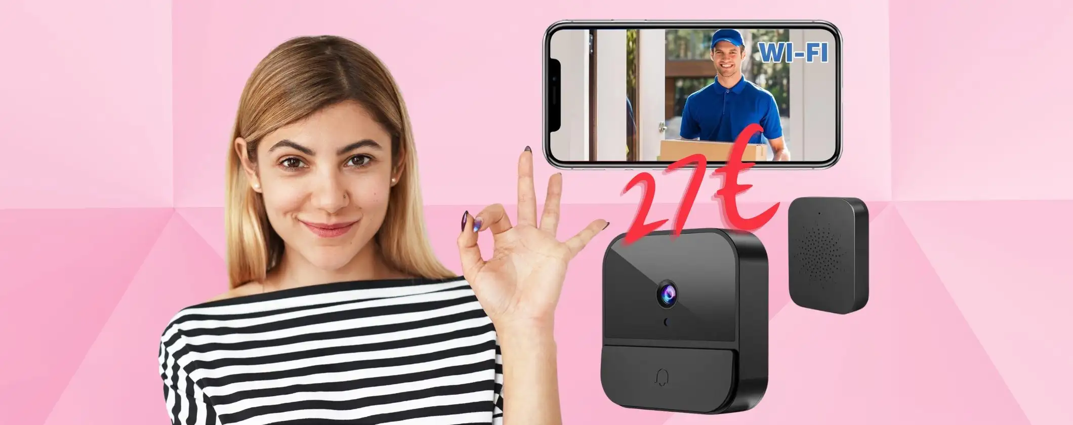 Videocitofono senza fili con audio bidirezionale a soli 27€ su Amazon Videocitofono senza fili con audio bidirezionale a soli 27€ su Amazon