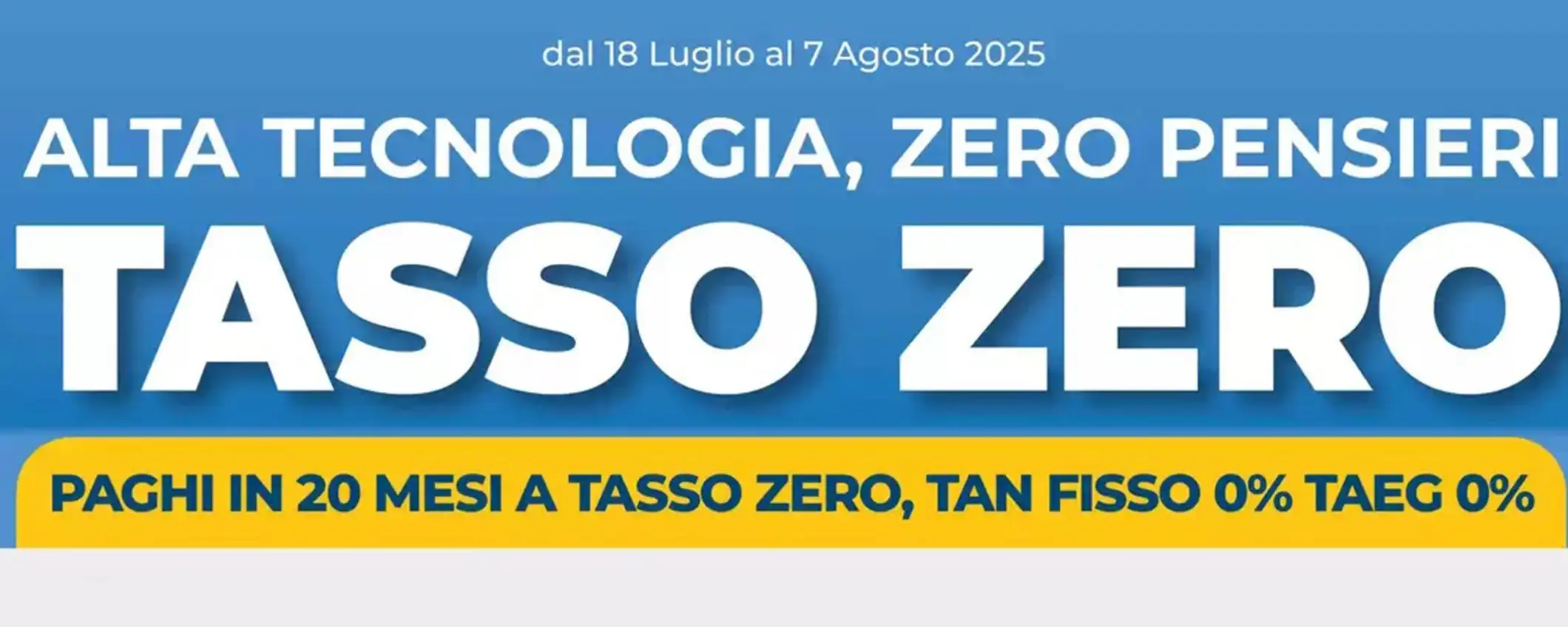 Volantino Sinergy, quante offerte a tasso zero: smartphone, PC e non solo in 20 rate Volantino Sinergy, quante offerte a tasso zero: smartphone, PC e non solo in 20 rate