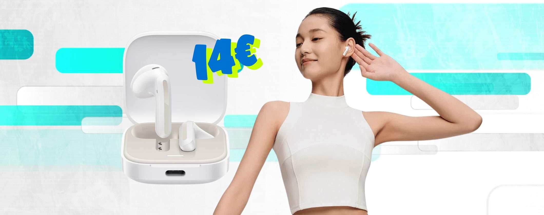 Xiaomi Redmi Buds 6 Active: gli auricolari wireless super economici Xiaomi Redmi Buds 6 Active: gli auricolari wireless super economici