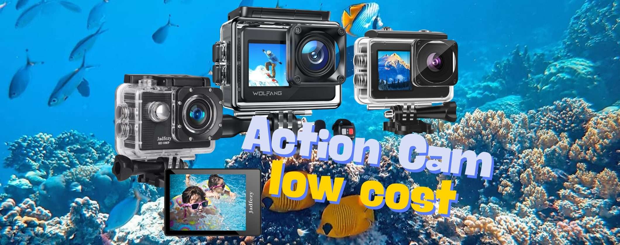 5 Action Cam a pochissimo per immortalare le tue avventure in vacanza 5 Action Cam a pochissimo per immortalare le tue avventure in vacanza