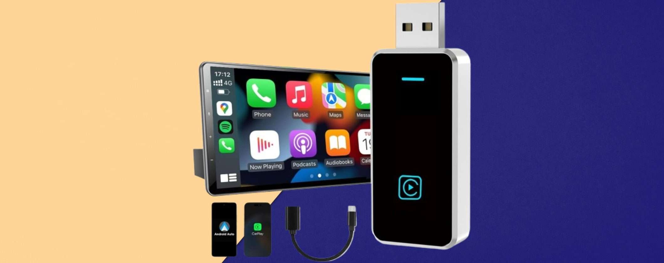 Con 19€ ottieni CarPlay e Android Auto wireless in macchina: promo SHOCK su Amazon Con 19€ ottieni CarPlay e Android Auto wireless in macchina: promo SHOCK su Amazon