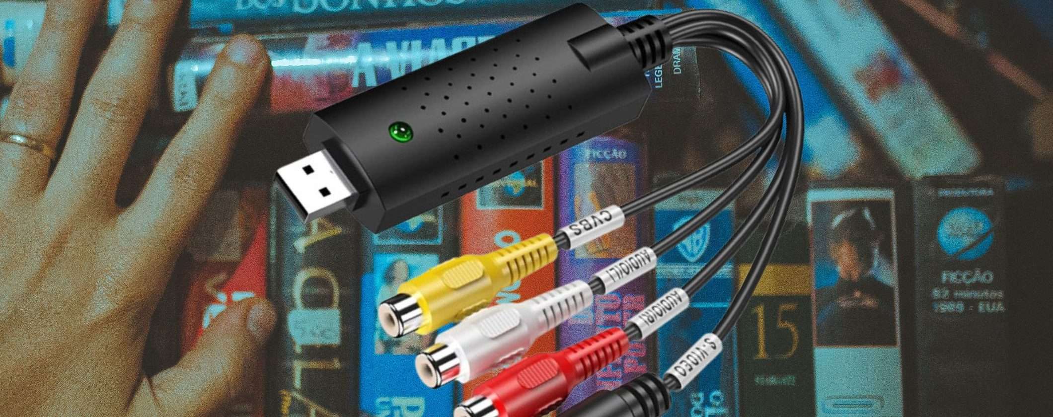 Passa i vecchi filmati in digitale con questo convertitore GENIALE a 6,99€ Passa i vecchi filmati in digitale con questo convertitore GENIALE a 6,99€