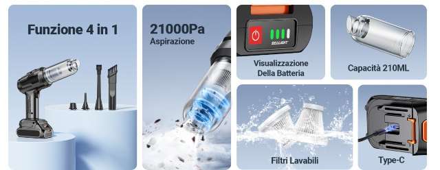 Funzioni aspirabriciole