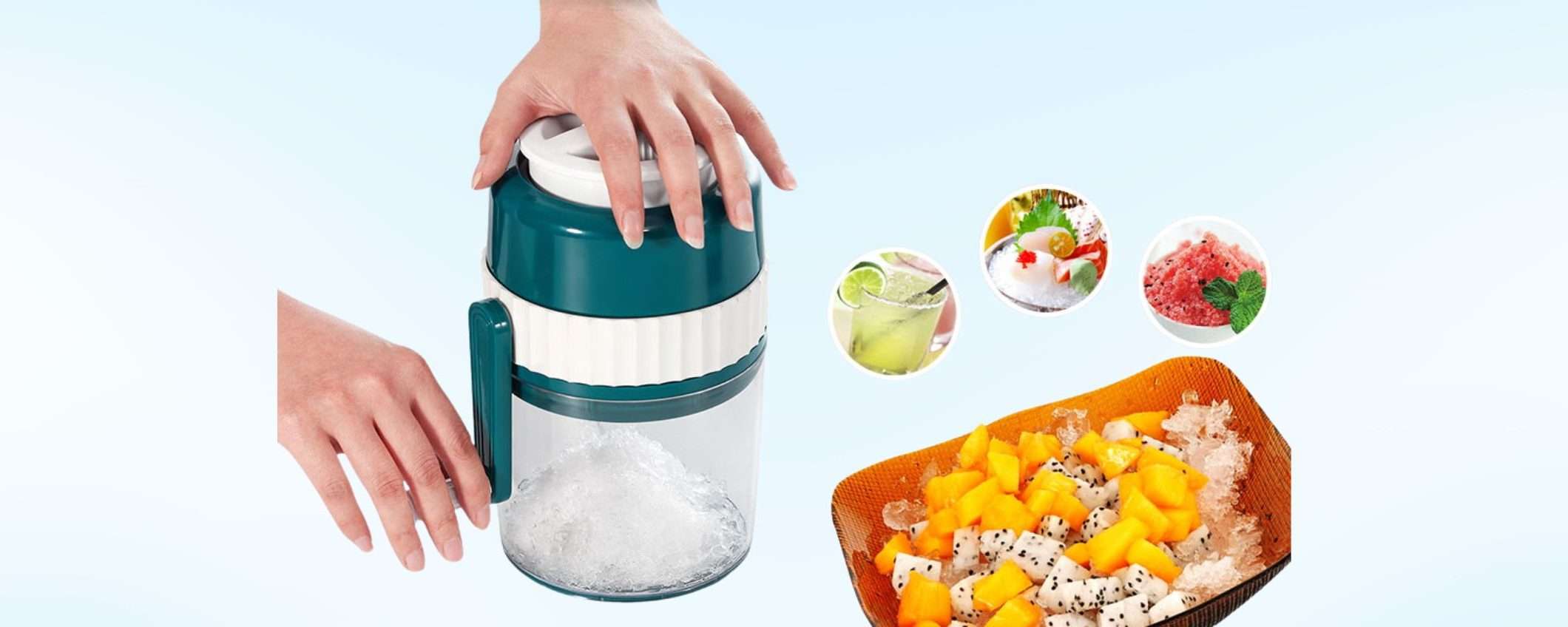 Granita a casa con questo tritaghiaccio in super offerta con coupon attivo Granita a casa con questo tritaghiaccio in super offerta con coupon attivo