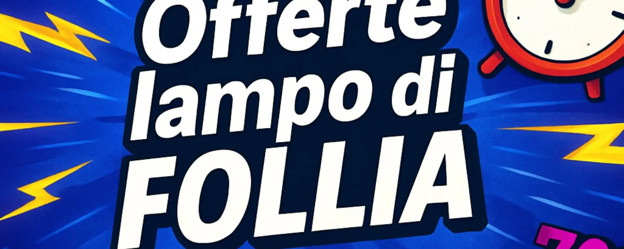 Offerte lampo di PURA FOLLIA per il 4/8: occasioni spettacolari da 6€ Offerte lampo di PURA FOLLIA per il 4/8: occasioni spettacolari da 6€