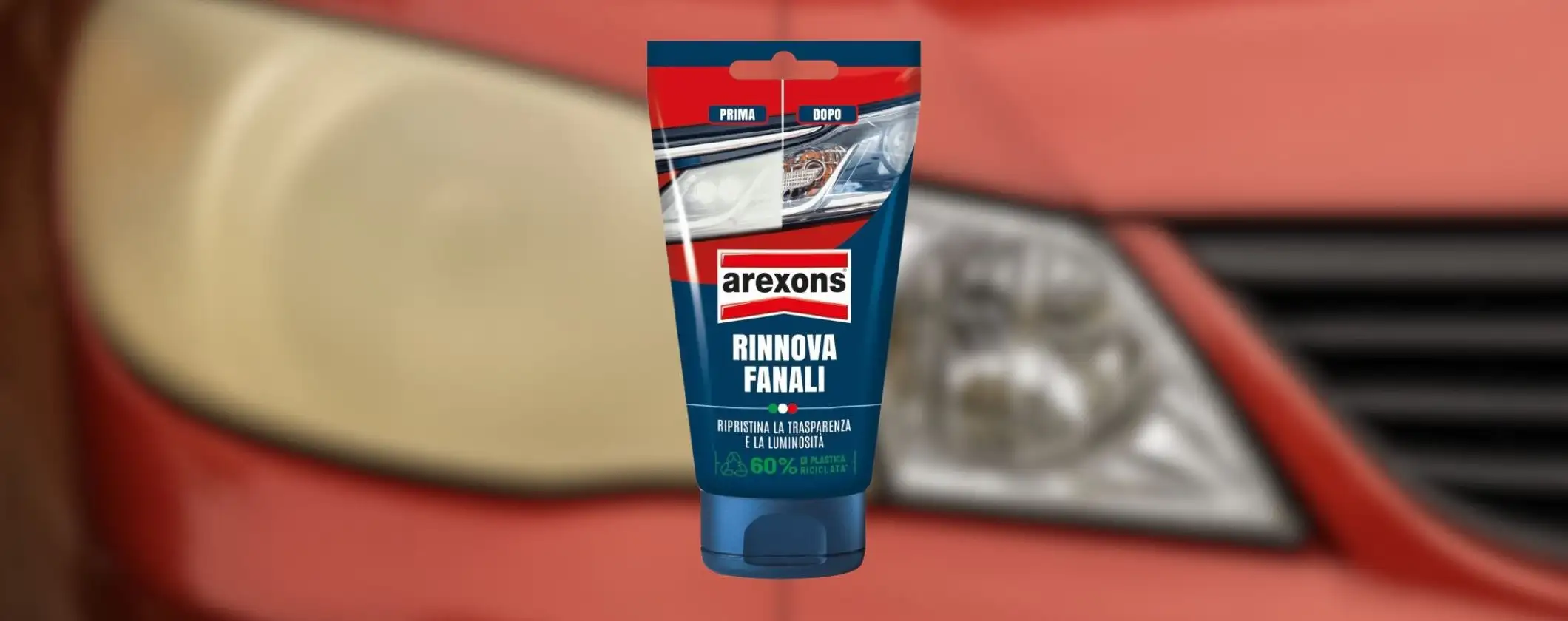 Fanali dell'auto da opachi a SPLENDENTI con 5,90€: genialata Arexons