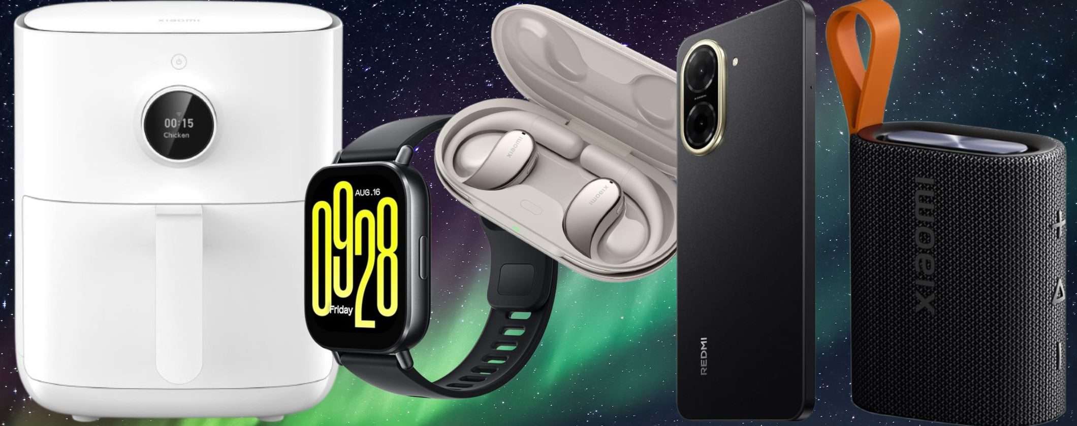Xiaomi da 15€ a 70€ su Amazon: smartwatch, smartphone, gadget e non solo
