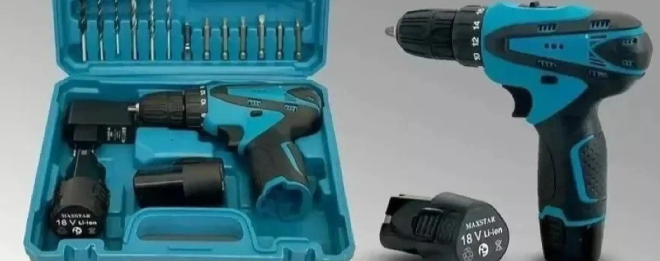Trapano avvitatore, 2 batterie, valigetta e accessori: prezzo SHOCK (22,95€) Trapano avvitatore, 2 batterie, valigetta e accessori: prezzo SHOCK (22,95€)