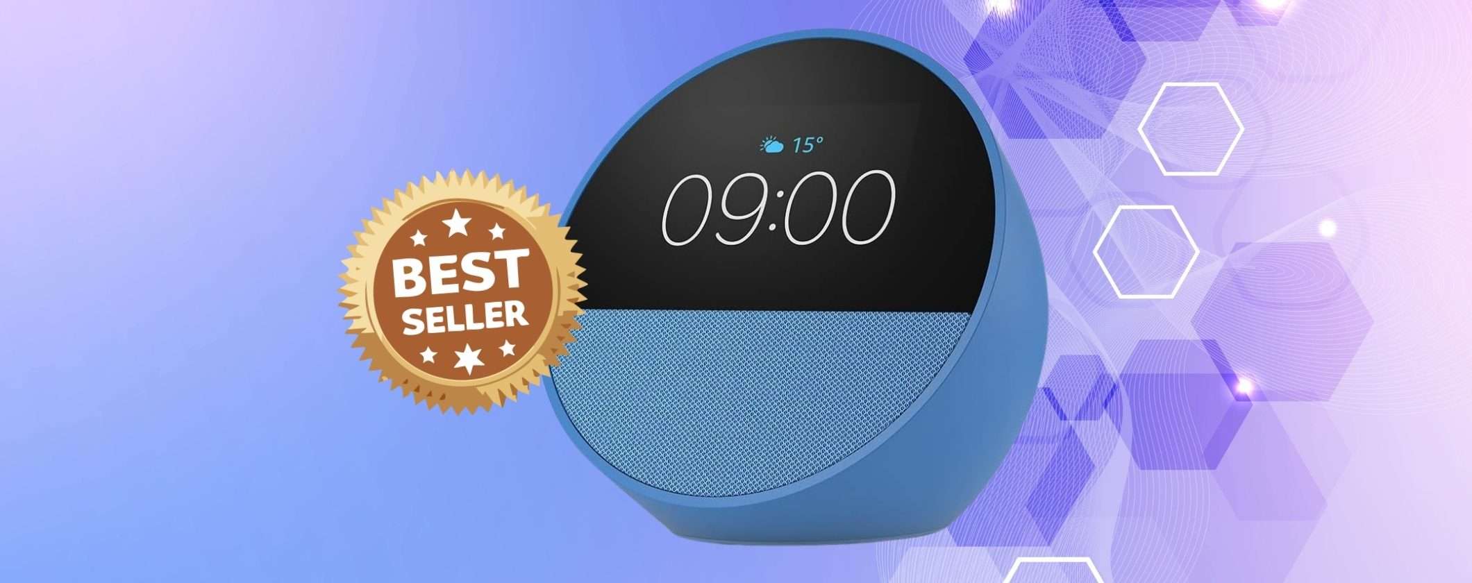 Amazon Echo Spot (modello 2024) in offerta a tempo imperdibile Amazon Echo Spot (modello 2024) in offerta a tempo imperdibile