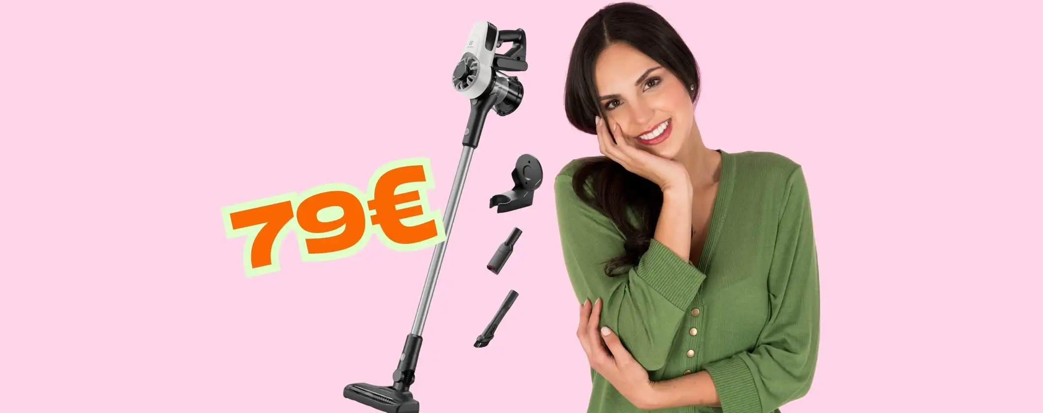 Appena 79 euro per l'aspirapolvere senza fili Electrolux: prezzo shock