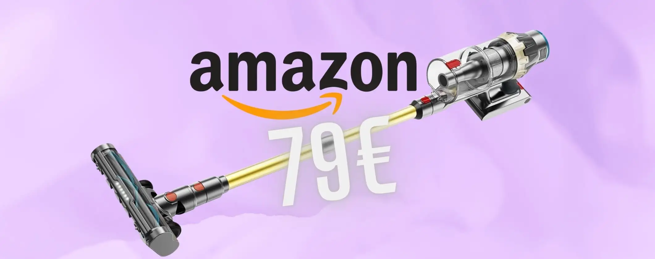 Aspirapolvere senza fili super potente con accessori a soli 79€ con il coupon Aspirapolvere senza fili super potente con accessori a soli 79€ con il coupon