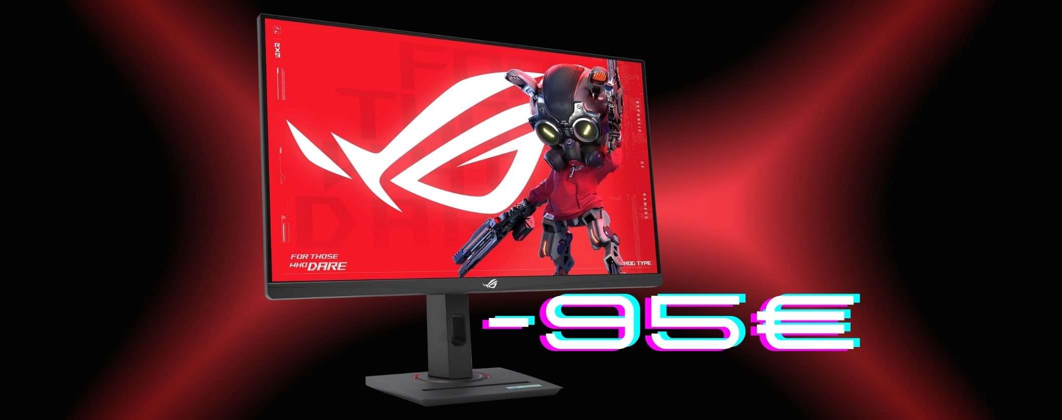 ASUS ROG Strix: ottimo monitor da gaming da 27 pollici a 95€ in meno