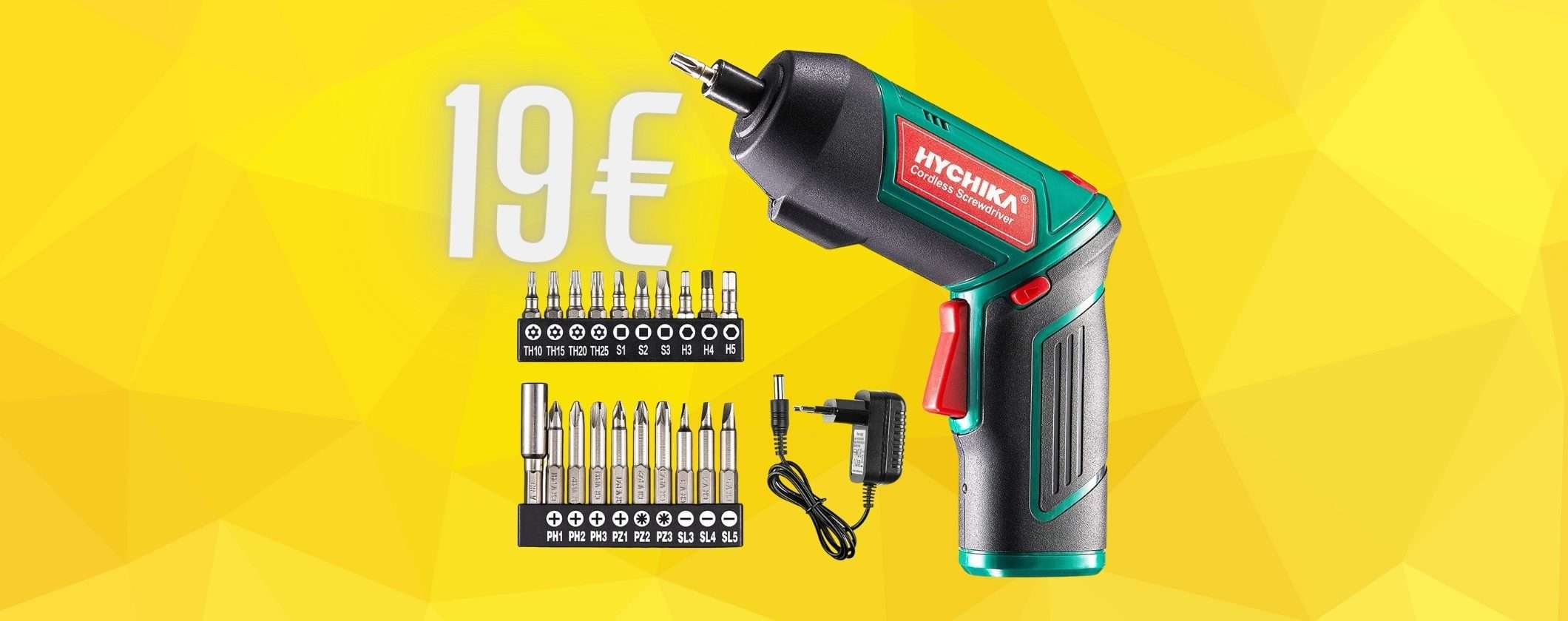 Avvitatore elettrico con accessori inclusi utilissimo ed economico (19€) Avvitatore elettrico con accessori inclusi utilissimo ed economico (19€)