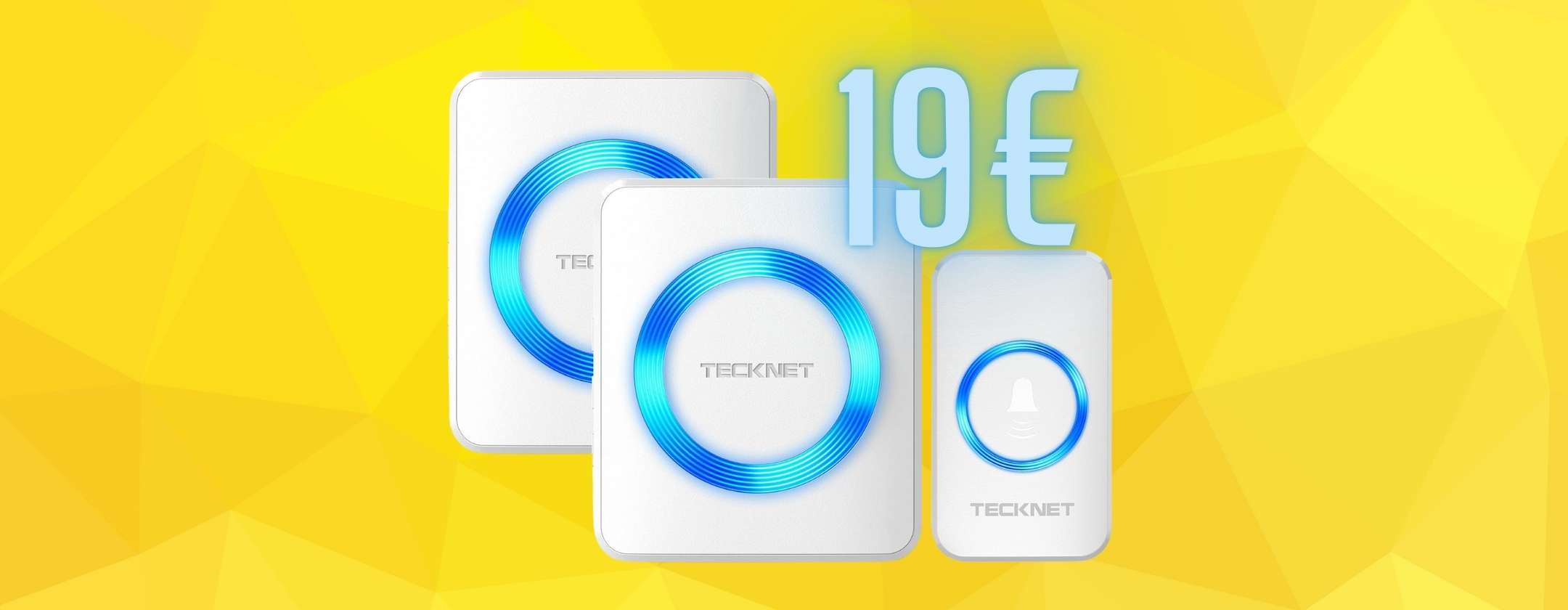 Campanello Wireless 2 Trasmettitori E 2 Ricevitori - Portata 400m, Impermeabile IP55, Con Modalità Silenziosa - Foto 3