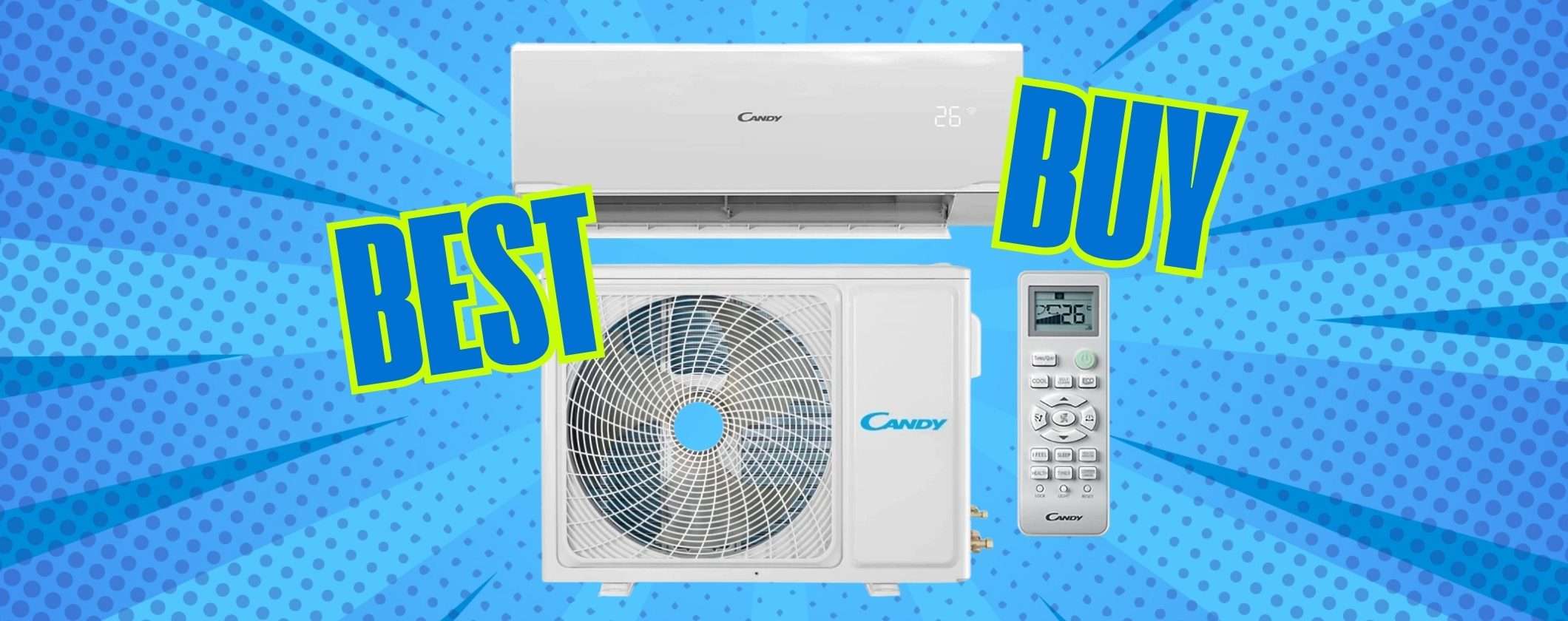 Climatizzatore Candy Pura da 12000 BTU a PREZZO da CAPOGIRO Climatizzatore Candy Pura da 12000 BTU a PREZZO da CAPOGIRO