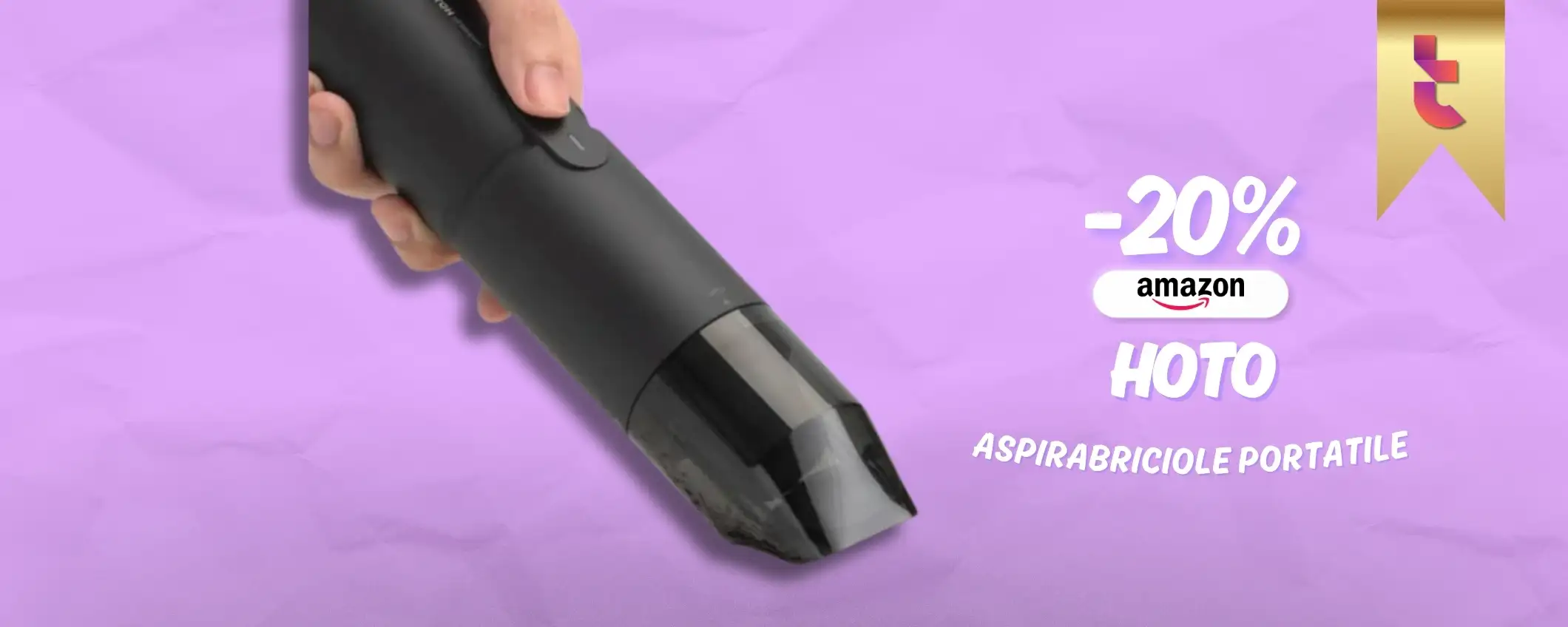 Aspira di tutto e di più anche se è mini: HOTO colpisce ancora (-20%) Aspira di tutto e di più anche se è mini: HOTO colpisce ancora (-20%)