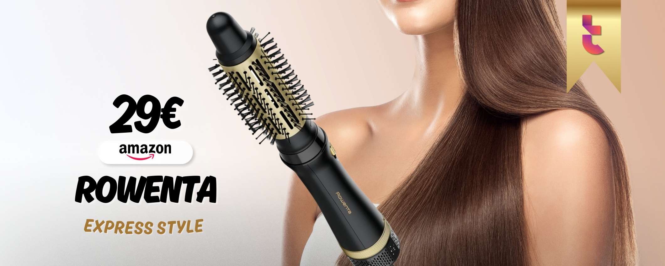 Con Rowenta Express Style 4 pieghe facilissime e capelli perfetti (29€) Con Rowenta Express Style 4 pieghe facilissime e capelli perfetti (29€)