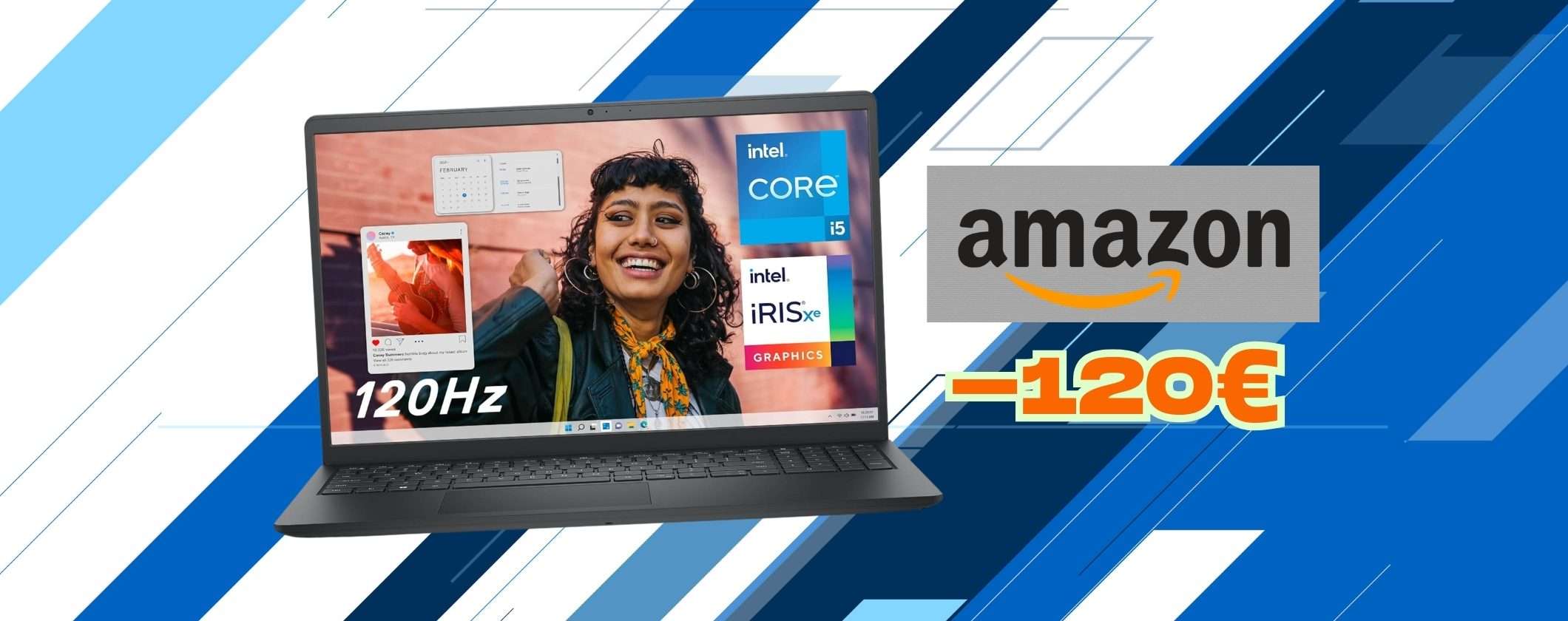 Dell Inspiron 15 con Intel Core i5, 16GB di RAM e SSD da 512GB a ottimo prezzo Dell Inspiron 15 con Intel Core i5, 16GB di RAM e SSD da 512GB a ottimo prezzo
