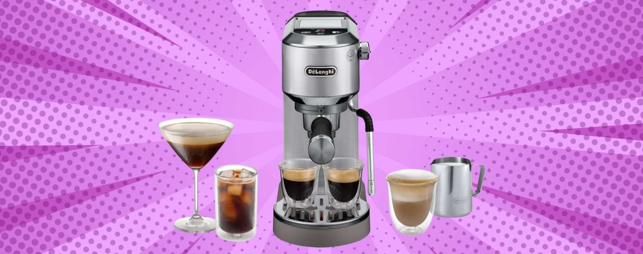 De'Longhi Dedica Duo: macchina per caffè e cappuccino come al bar De'Longhi Dedica Duo: macchina per caffè e cappuccino come al bar