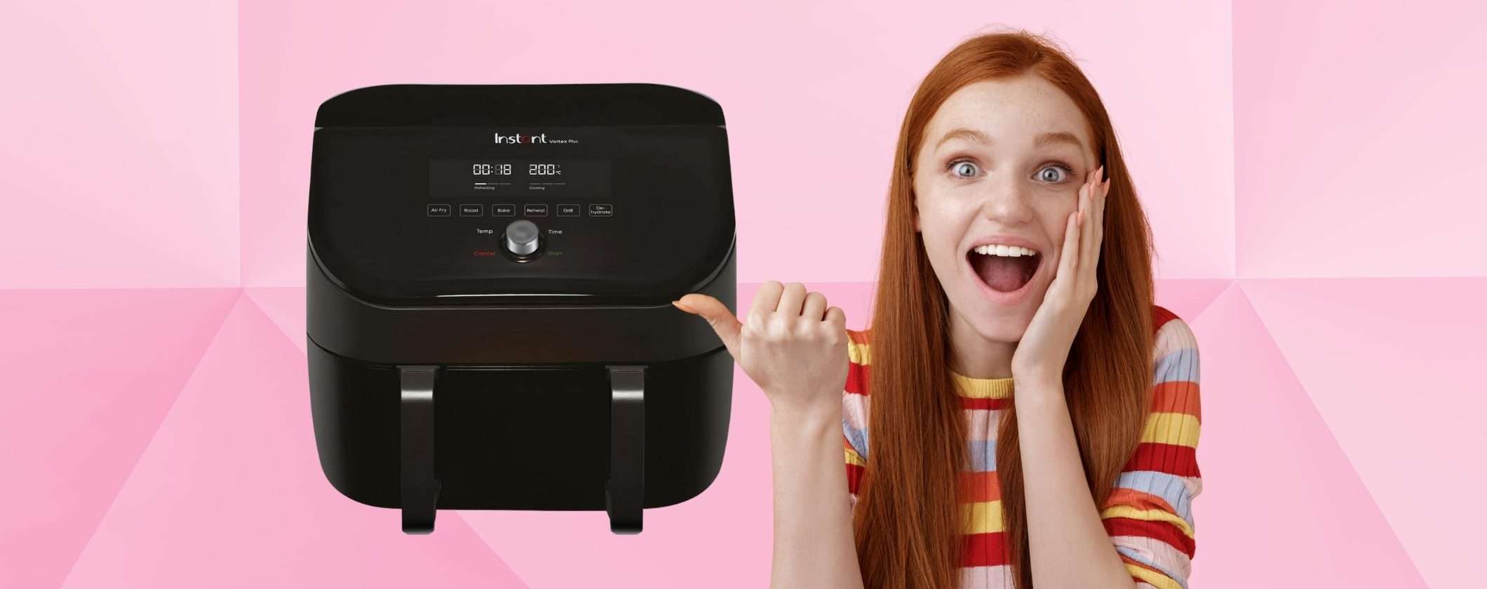 Friggitrice ad aria Instant Pot da 8,5L e doppio cestello in grande sconto (-43%)