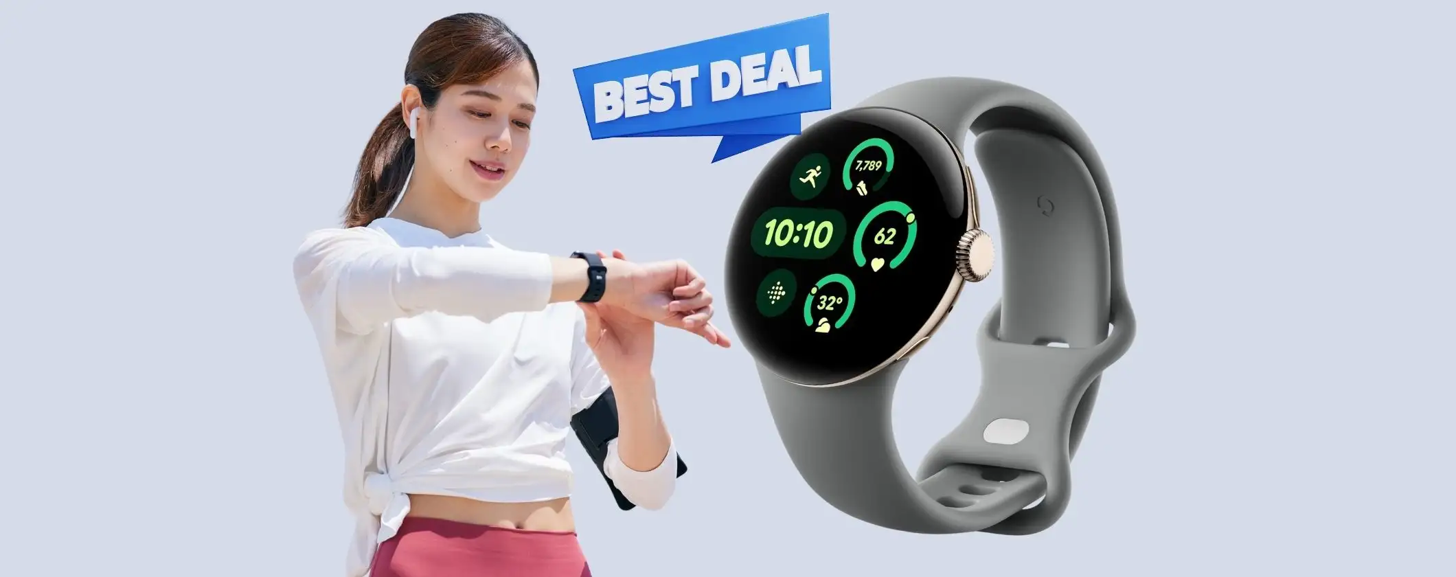 Google Pixel Watch 3 in offerta a tempo al prezzo più basso (-100€)