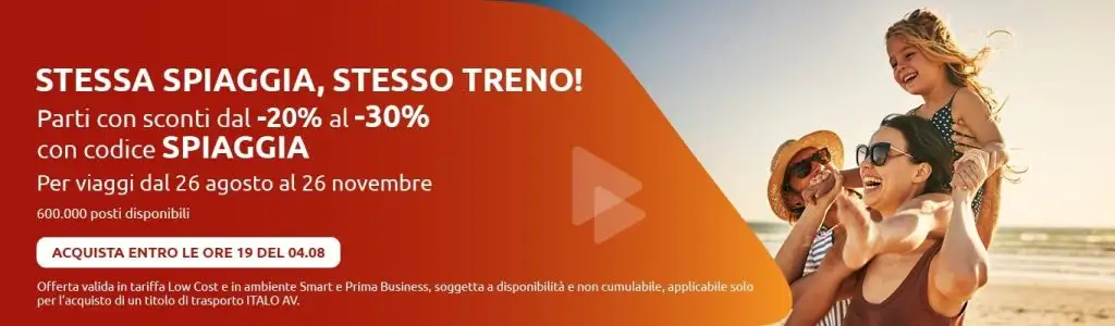 Italo sconto 30%