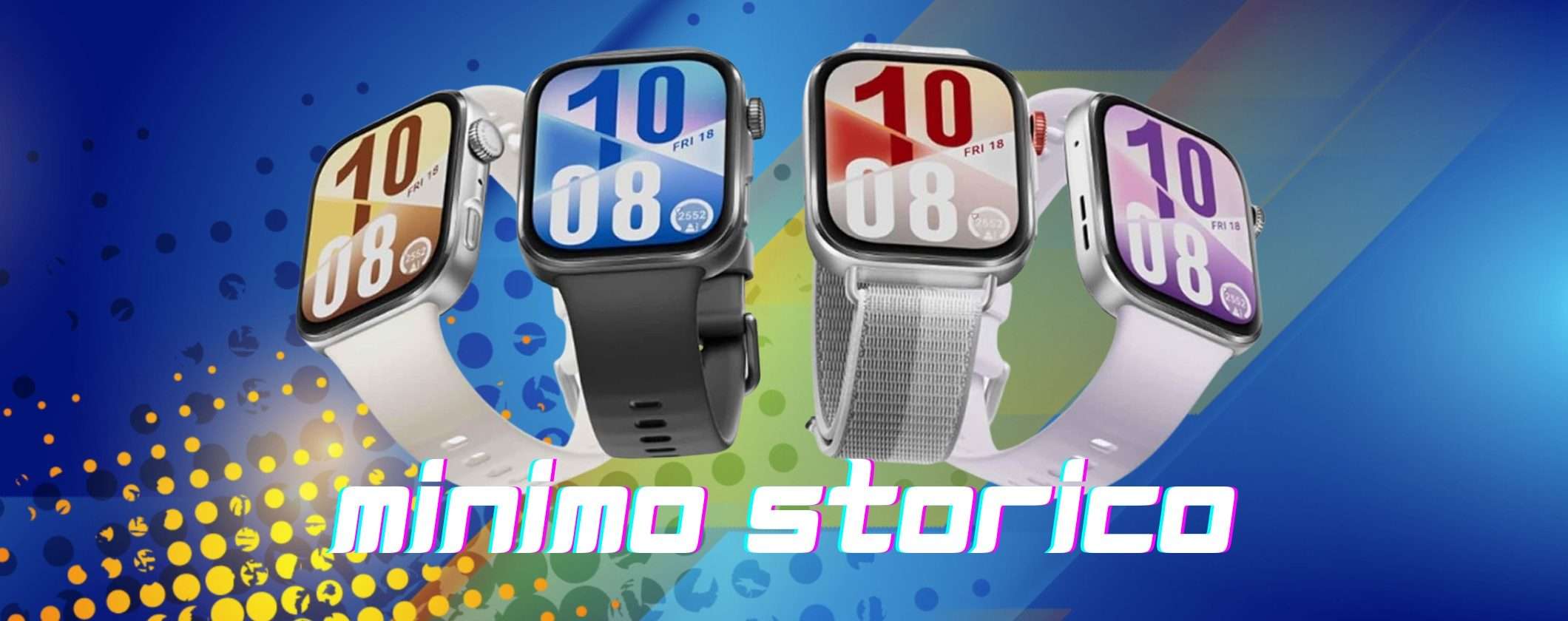 HUAWEI WATCH FIT 4: 100 profili sport e 10gg di autonomia (minimo storico Amazon) HUAWEI WATCH FIT 4: 100 profili sport e 10gg di autonomia (minimo storico Amazon)