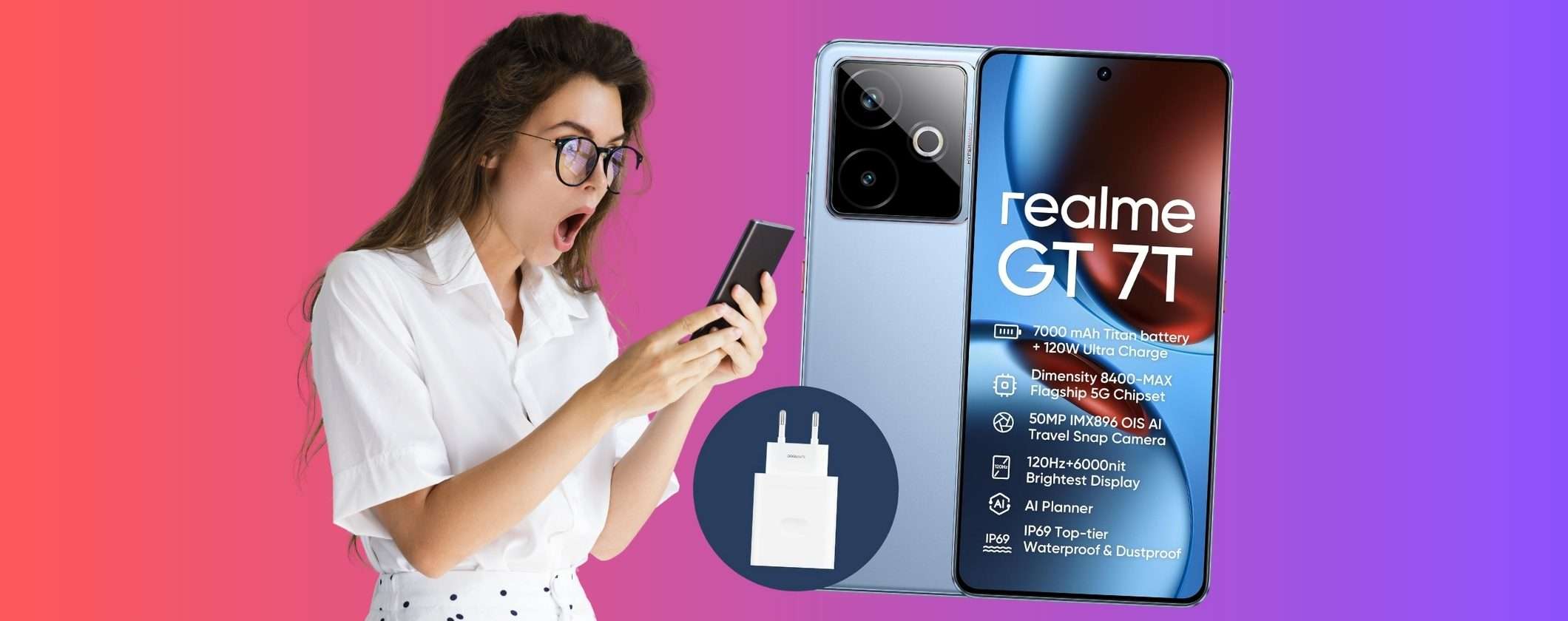 Medio gamma a costo ragionevole? realme GT 7T 5G è ora al minimo storico