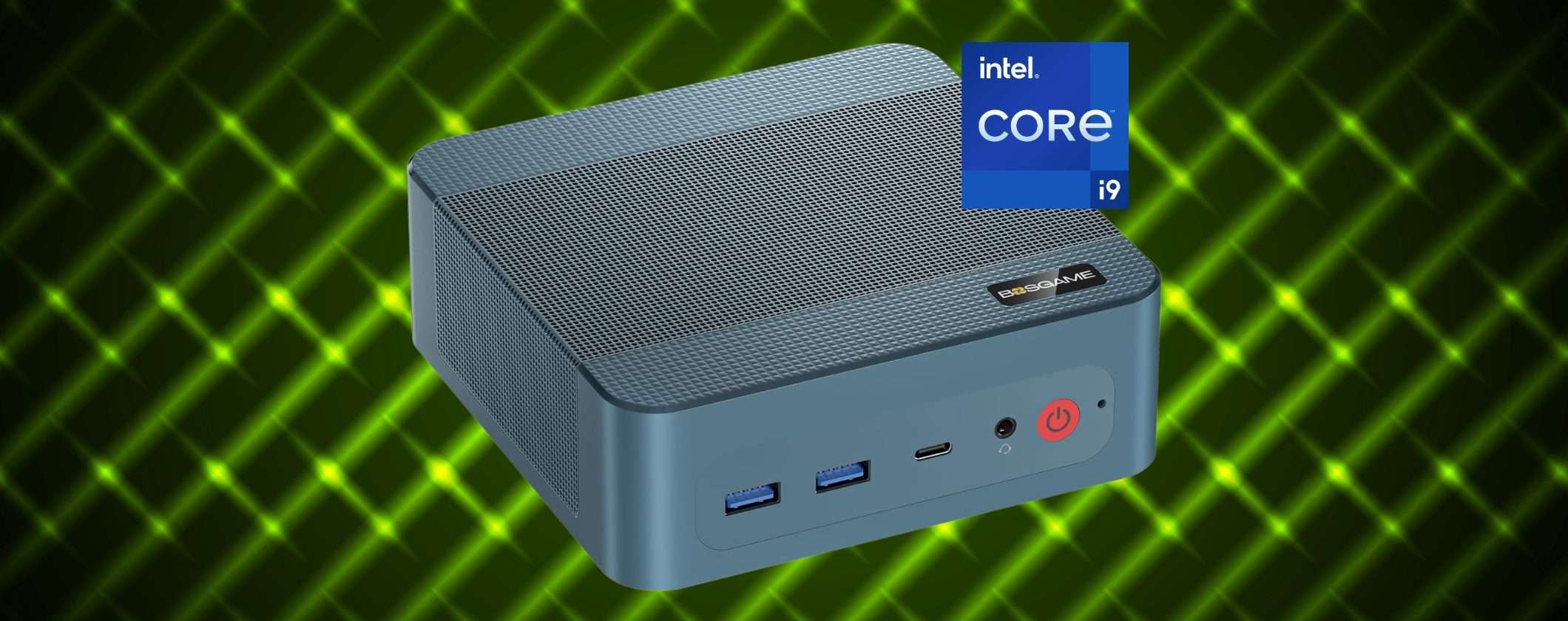 Mini PC con Intel Core i9, 32GB di RAM, SSD da 1TB e Windows 11 (-180€) Mini PC con Intel Core i9, 32GB di RAM, SSD da 1TB e Windows 11 (-180€)