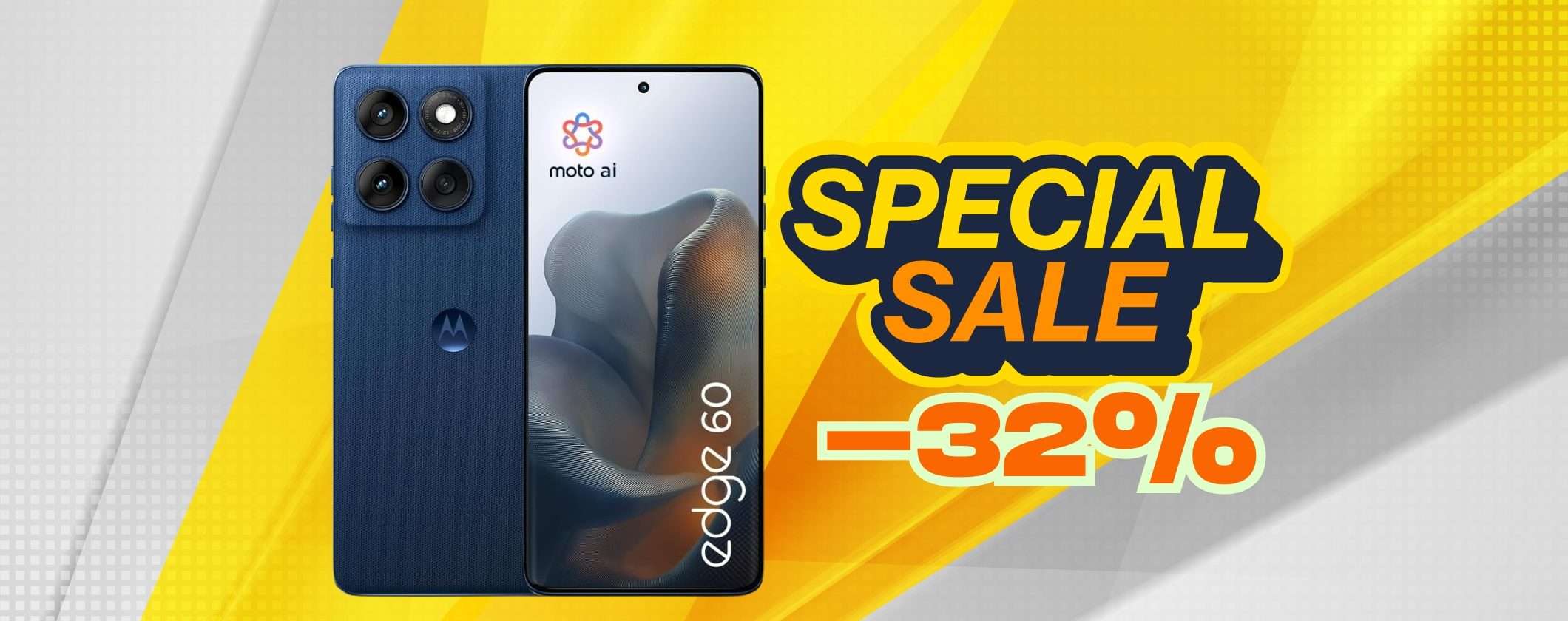 Motorola edge 60 (8/256GB) in sconto del 32% conviene sul serio