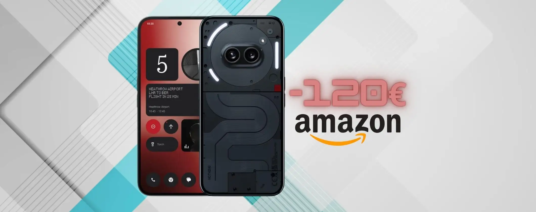 Nothing Phone (2a) da 128GB in sconto di 120€ non ha rivali nella fascia media Nothing Phone (2a) da 128GB in sconto di 120€ non ha rivali nella fascia media