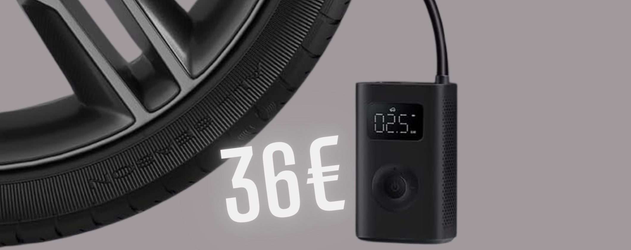 Offerta bomba su Amazon per l'utilissimo compressore portatile Xiaomi (36€)