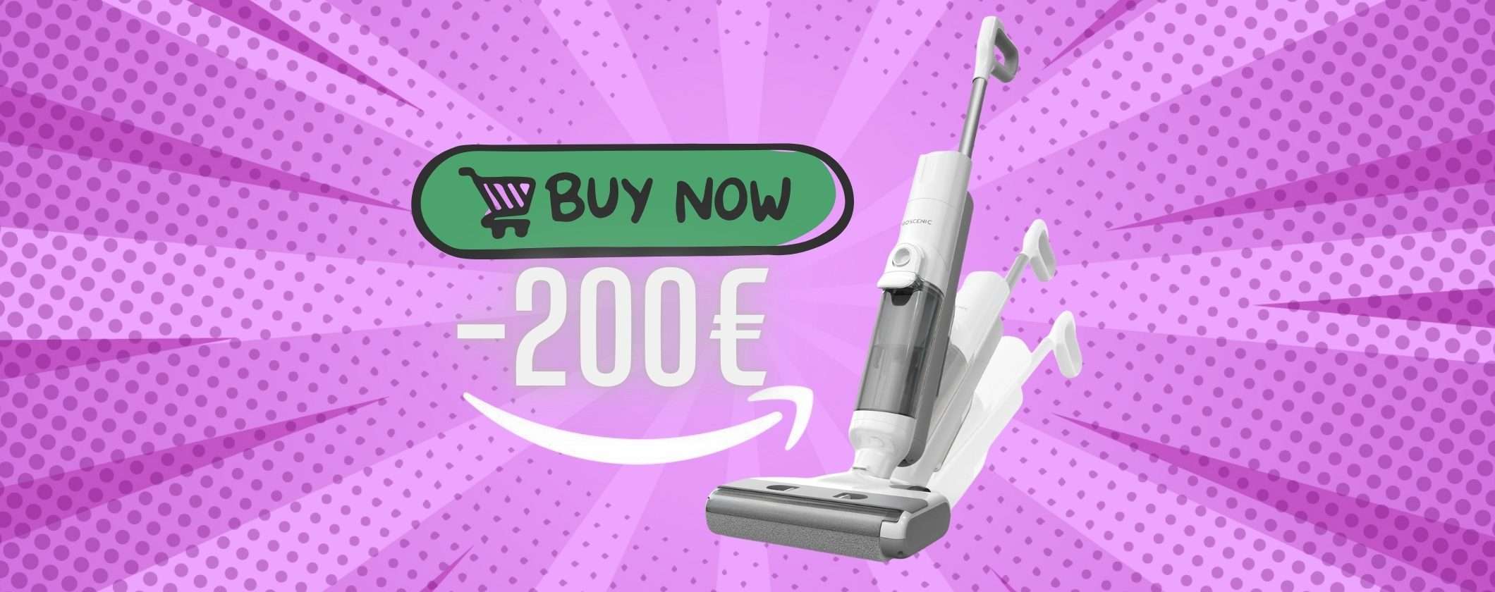 Proscenic F10 Ultra: aspira e lava in una passata con autonomia da 1ora (-200€) Proscenic F10 Ultra: aspira e lava in una passata con autonomia da 1ora (-200€)