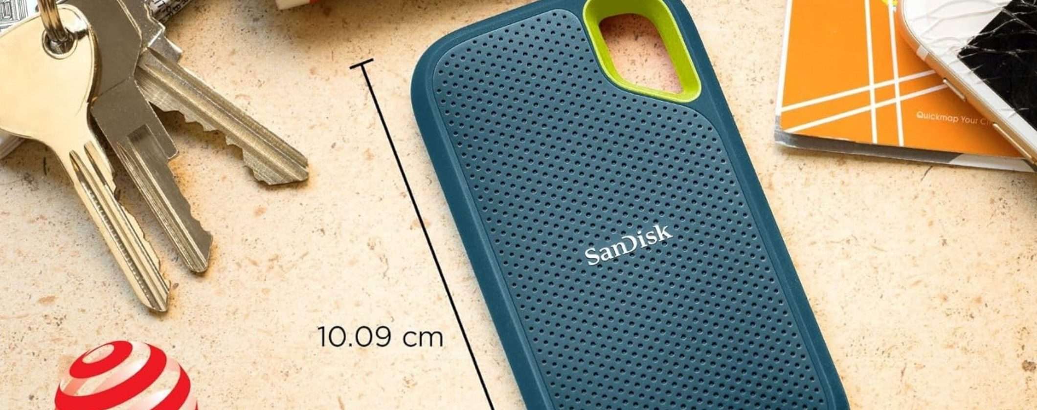 SanDisk Extreme: SSD portatile da 1TB con protezione IP65 a prezzo SHOCK SanDisk Extreme: SSD portatile da 1TB con protezione IP65 a prezzo SHOCK