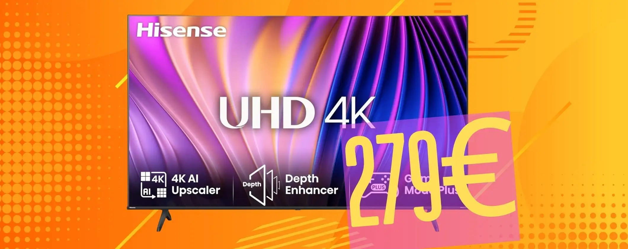 Smart TV Hisense da 50 pollici 4K UHD a soli 279€ è una follia da non perdere Smart TV Hisense da 50 pollici 4K UHD a soli 279€ è una follia da non perdere