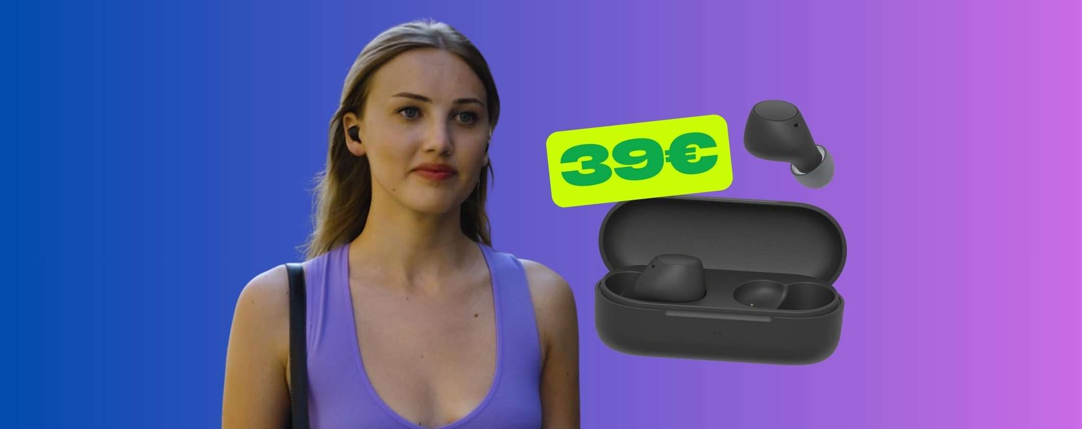 Sony WFC510: auricolari wireless di qualità superiore in sconto a soli 39€