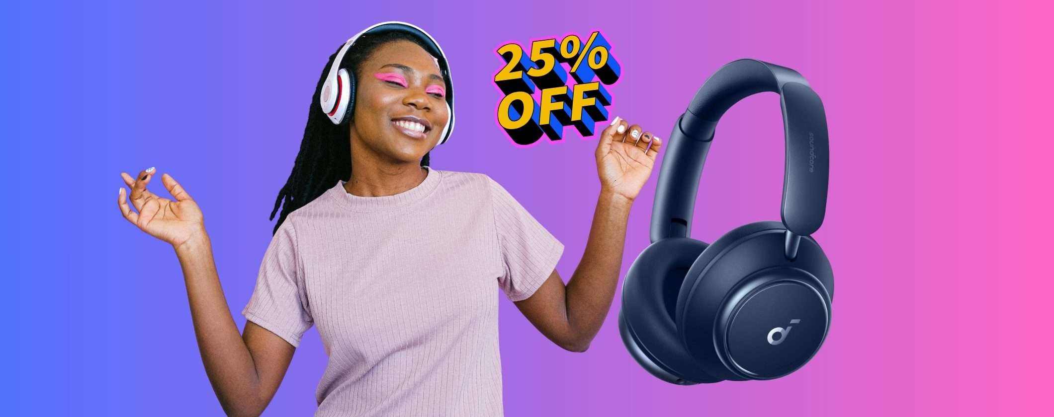 Soundcore Space Q45: cuffie Bluetooth eccellenti a prezzo imperdibile (-25%) Soundcore Space Q45: cuffie Bluetooth eccellenti a prezzo imperdibile (-25%)