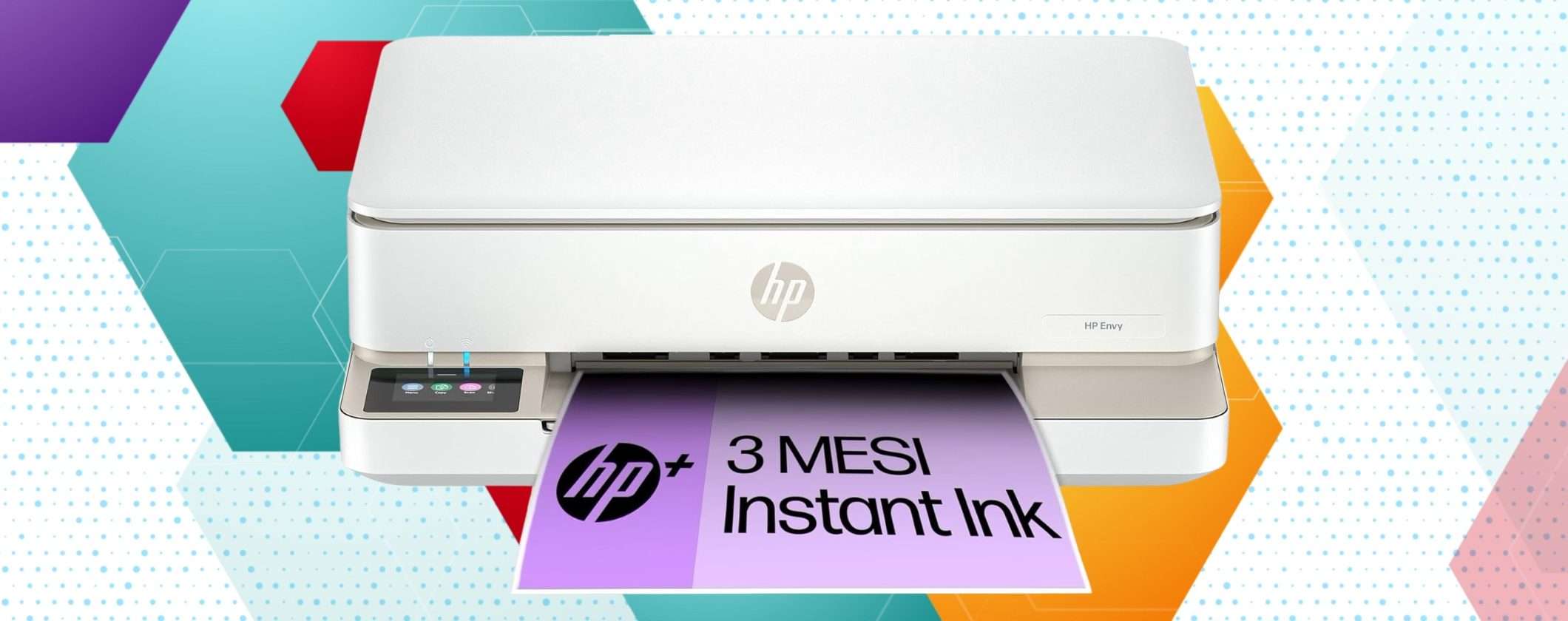 Stampante multifunzione HP Envy con copia e scansione a soli 55€