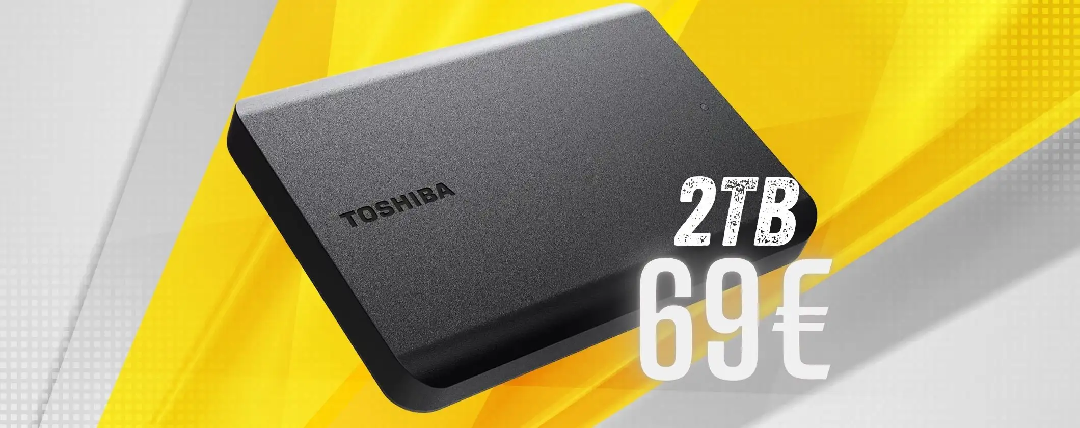 Toshiba Canvio Basics: Hard Disk portatile da 2TB a prezzo shock Toshiba Canvio Basics: Hard Disk portatile da 2TB a prezzo shock