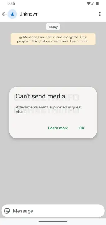 whatsapp chat ospiti senza account