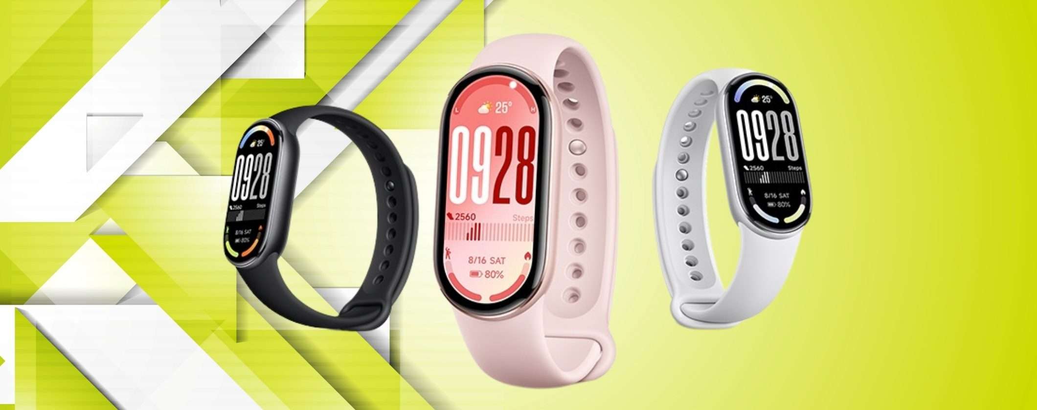 Xiaomi Smart Band 10: autonomia da 21 gg, oltre 150 sport e resistente a 5ATM