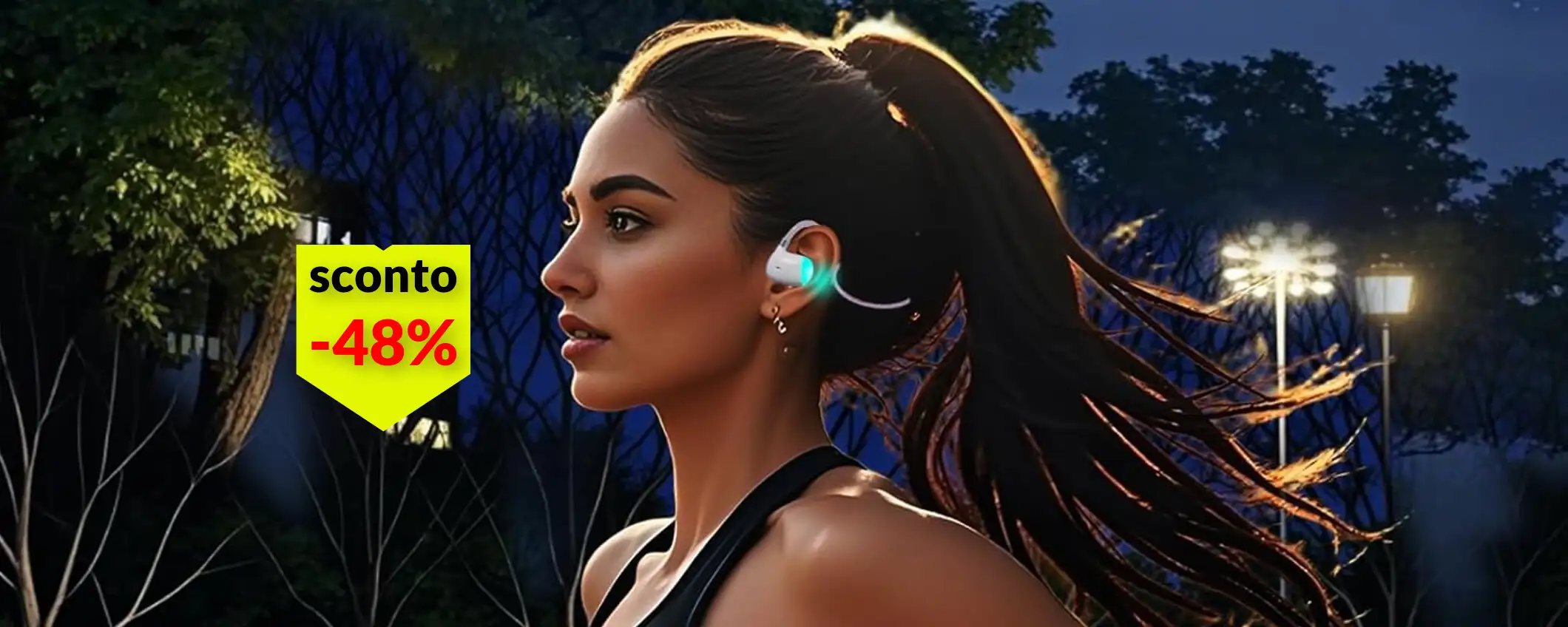 Auricolari Bluetooth con luce notturna, ottimi per andare a correre: bastano 12€ Auricolari Bluetooth con luce notturna, ottimi per andare a correre: bastano 12€
