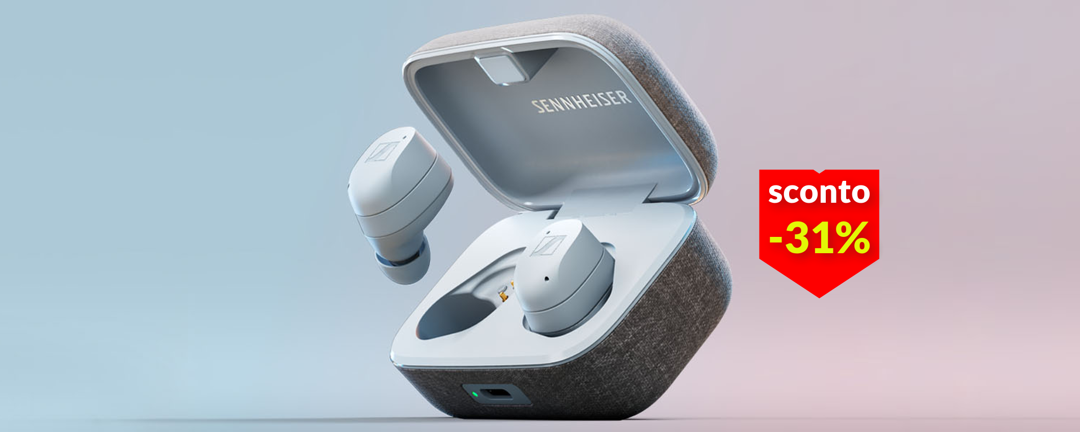 Gli auricolari Sennheiser non costano mai così poco: è un evento raro (-31%)