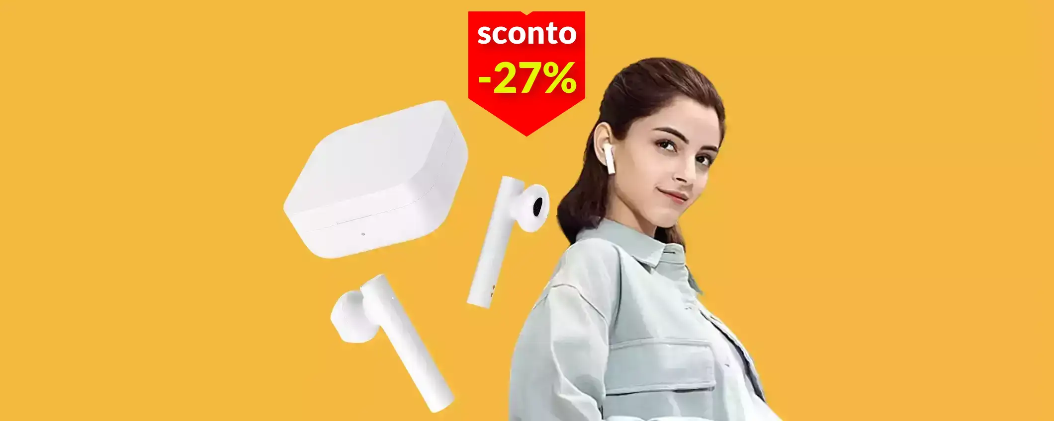 Auricolari Xiaomi imperdibili a 29€: durano 20 ore e cancellano il rumore Auricolari Xiaomi imperdibili a 29€: durano 20 ore e cancellano il rumore