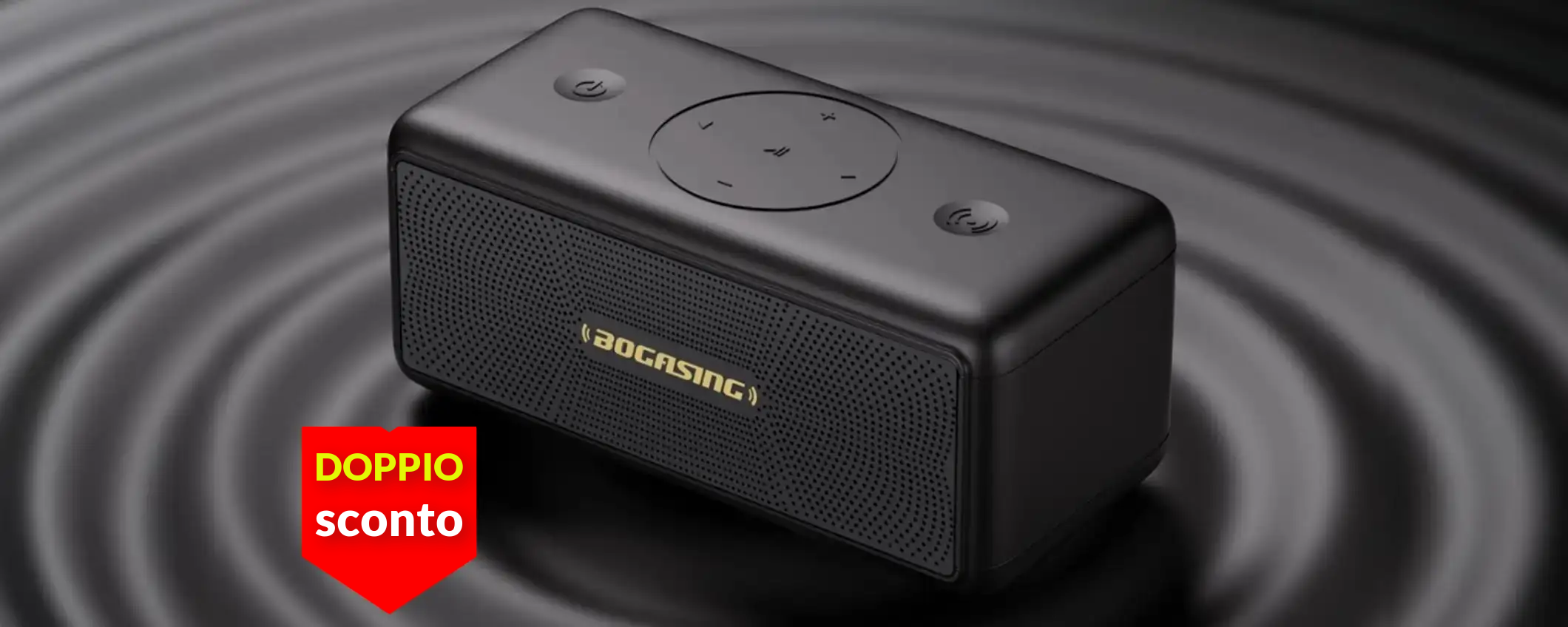 Con il doppio sconto, la cassa Bluetooth Bogasing da 40W scende a 55€